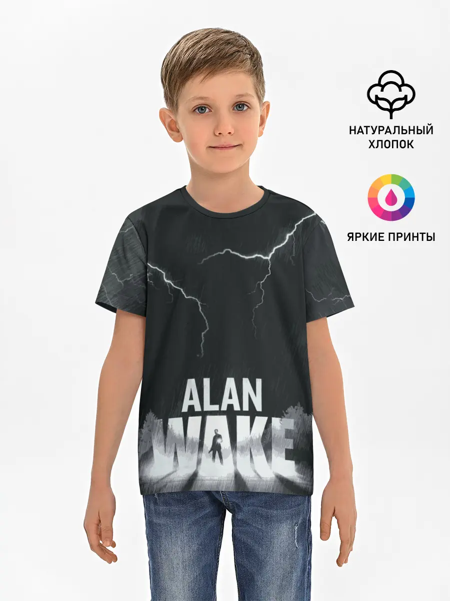Детская базовая футболка / Alan Wake | Dark Place