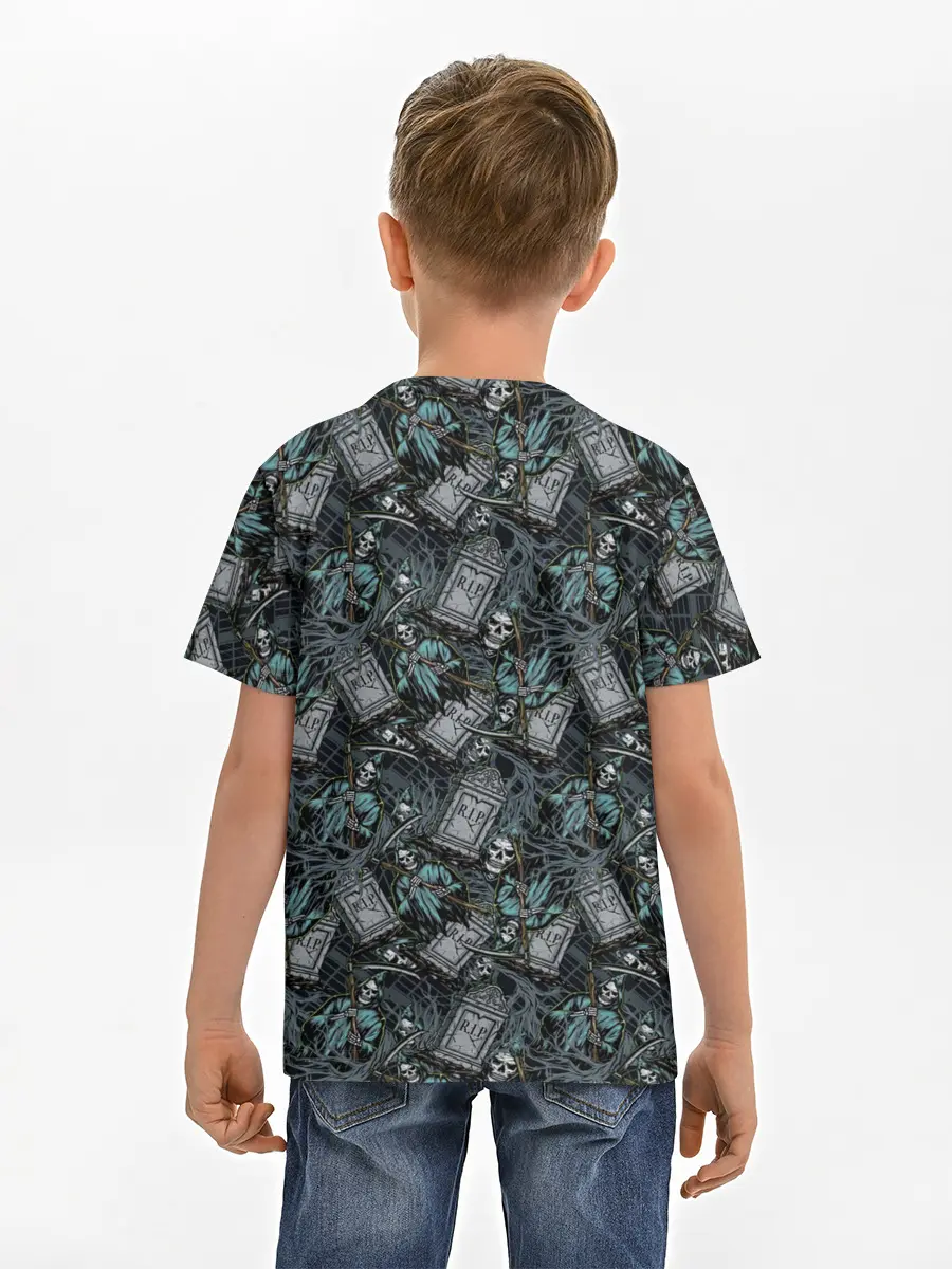 Детская базовая футболка / Смерть с Косой