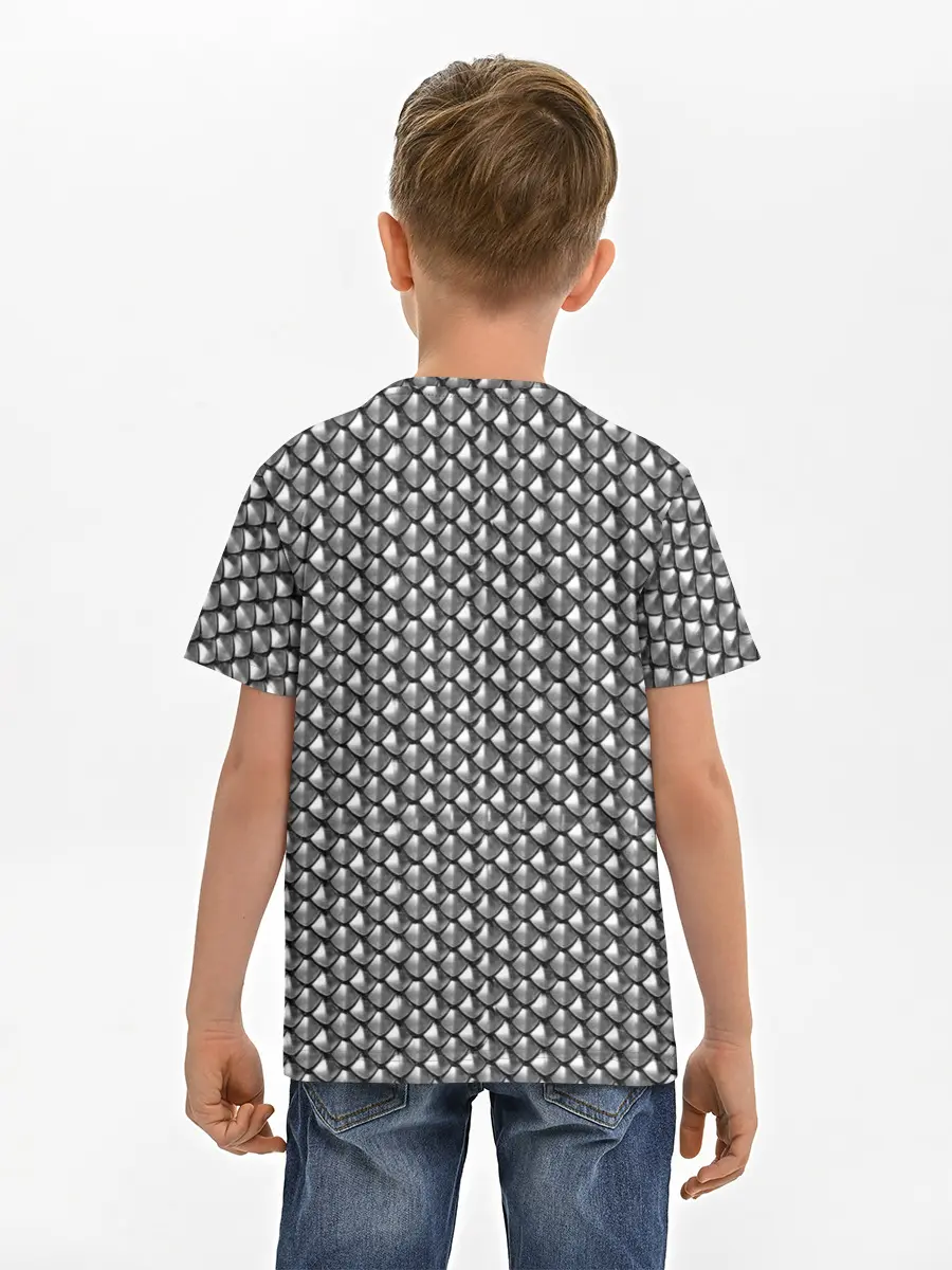 Детская базовая футболка / Metal Scales