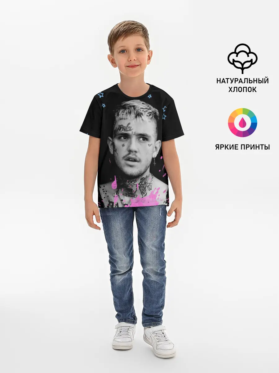 Детская базовая футболка / LIL PEEP - Runaway