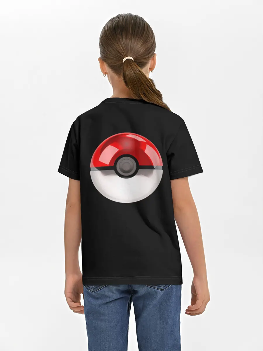 Детская базовая футболка / Покемон Пикачу