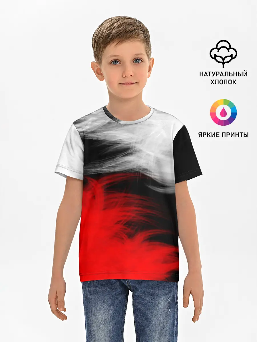 Детская базовая футболка / ПЕРЬЯ