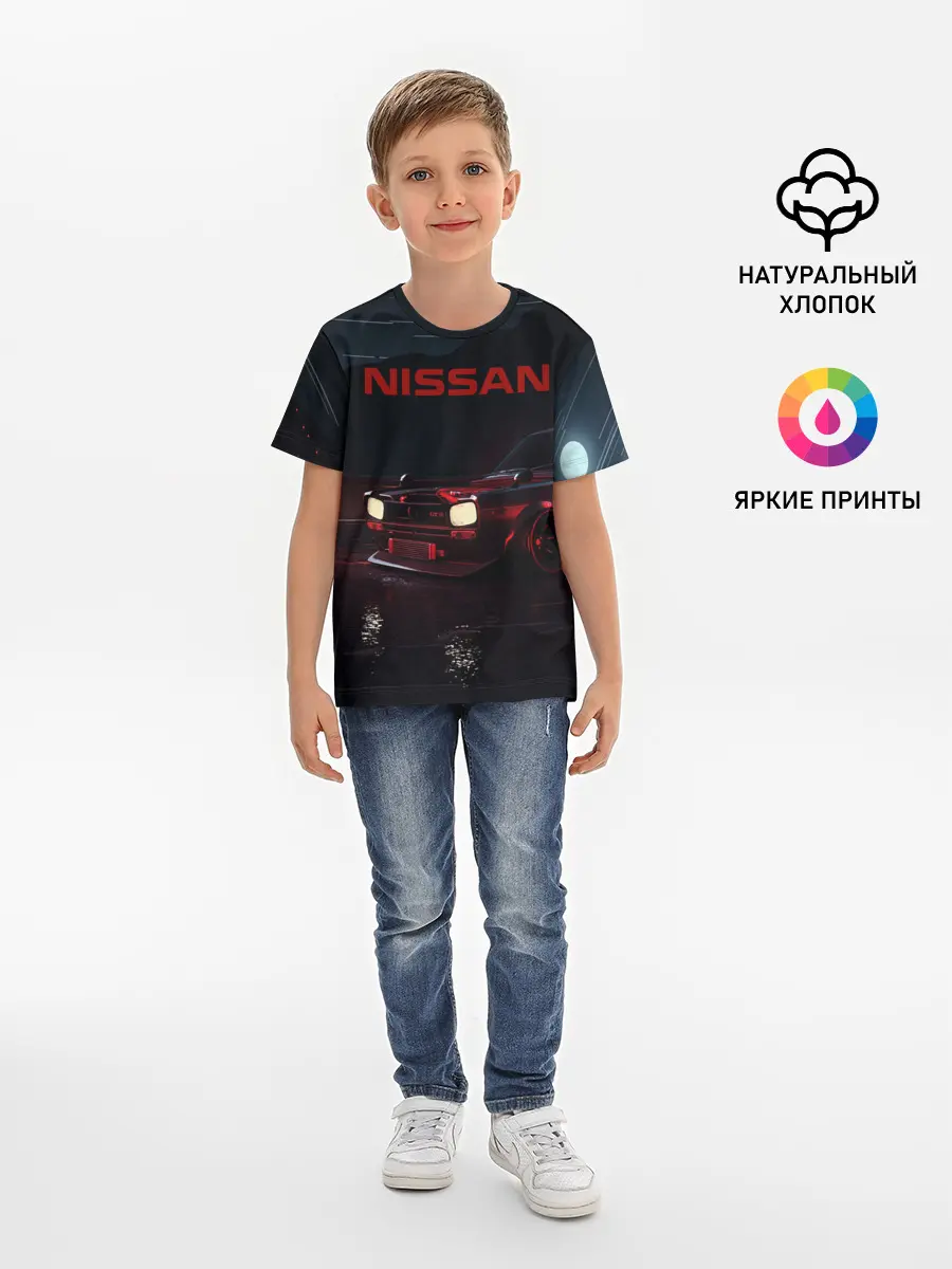Детская базовая футболка / NISSAN | НИССАН