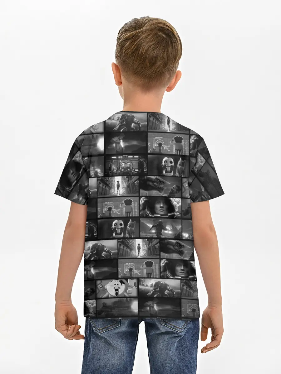 Детская базовая футболка / LOVE DEATH ROBOTS