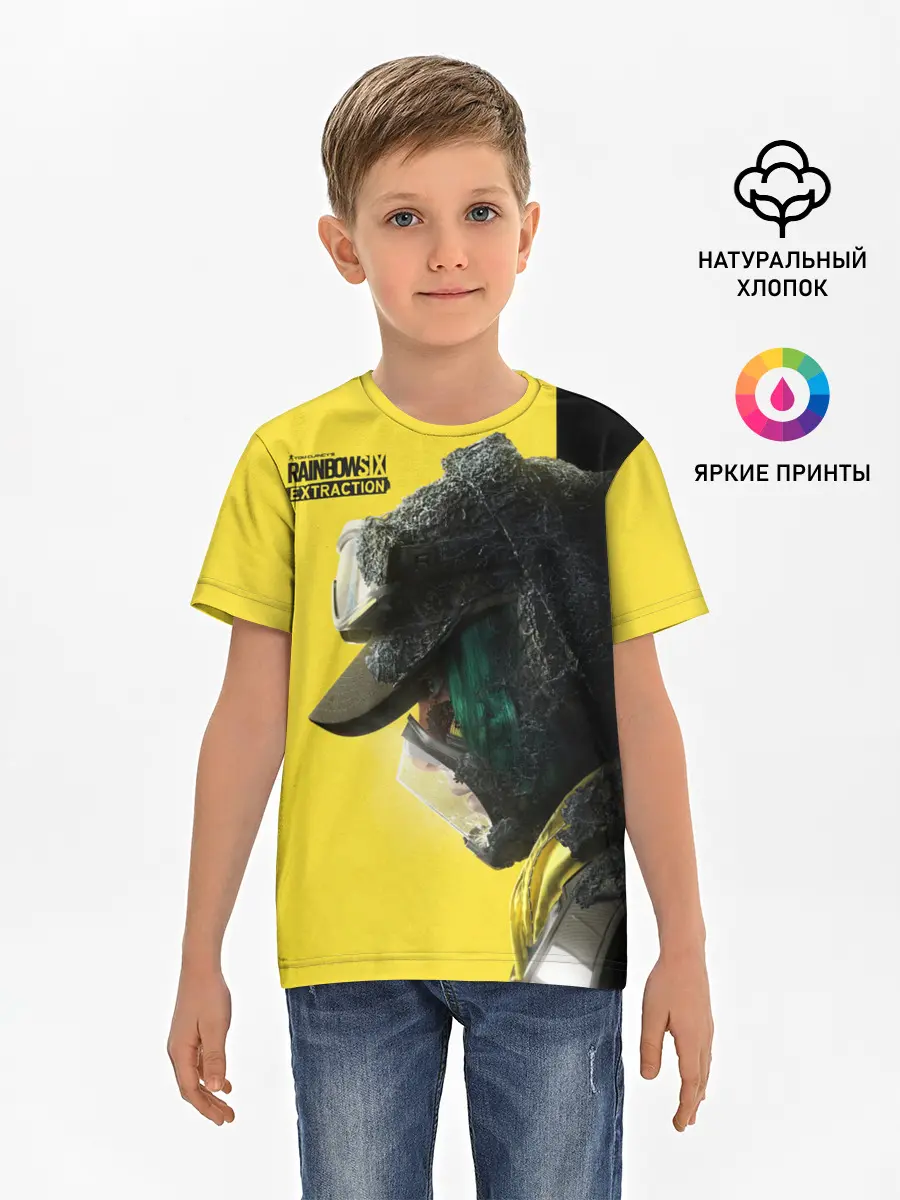 Детская базовая футболка / Rainbow Six Extraction / Радуга 6 Эвакуация
