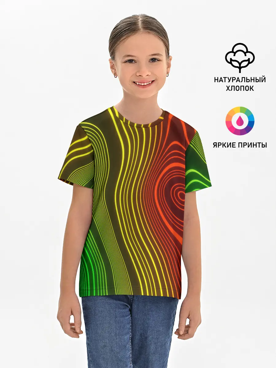 Детская базовая футболка / КАРТОГРАФИЧЕСКАЯ ПРОЕКЦИЯ