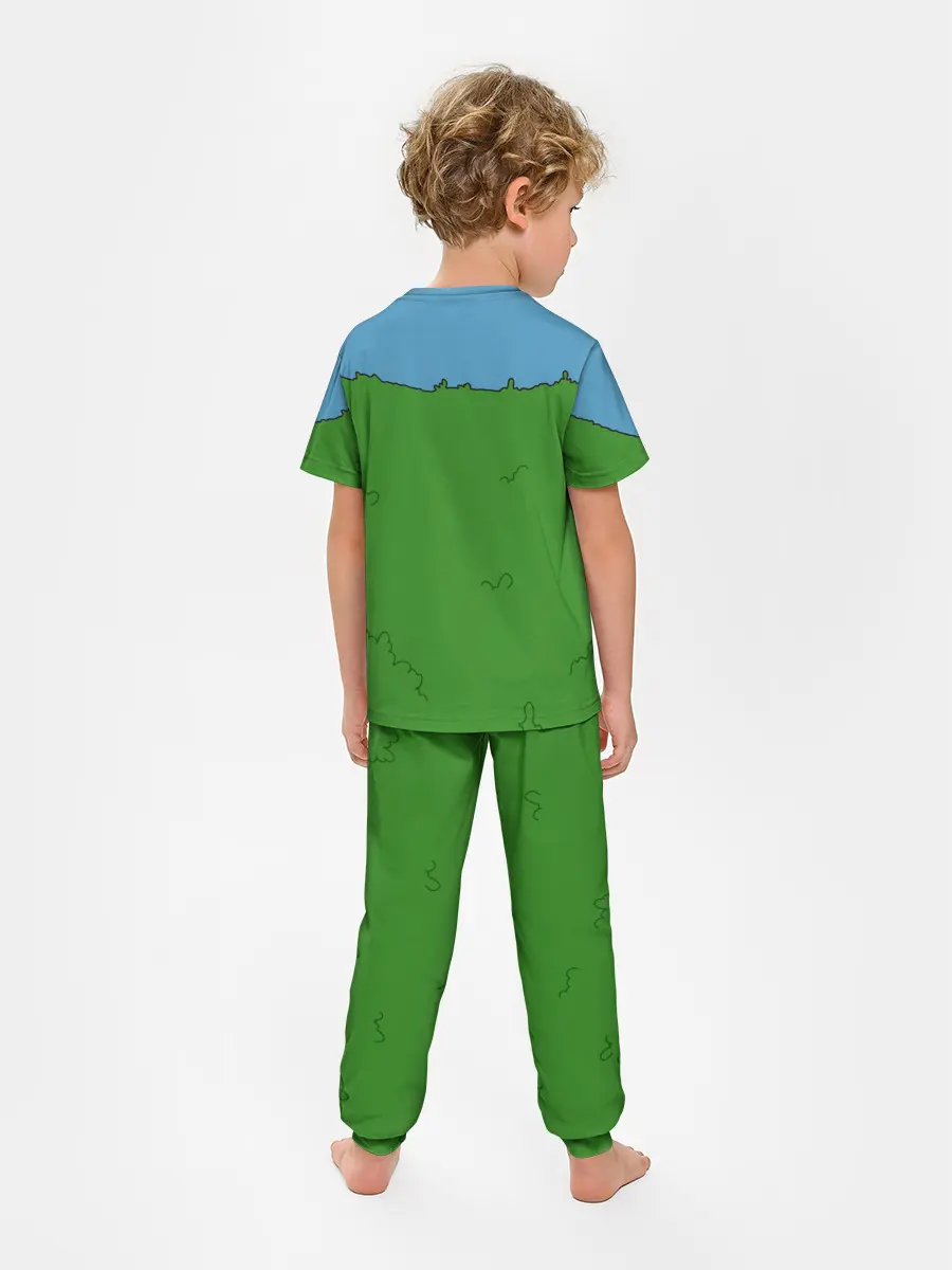 Детская пижама с брюками / Гомер Симпсон в кустах