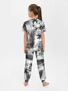 Детская пижама с брюками / ПАЛЬМЫ | TROPICAL GLITCH