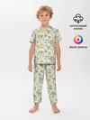 Детская пижама с брюками / Зайчики с Цветочками