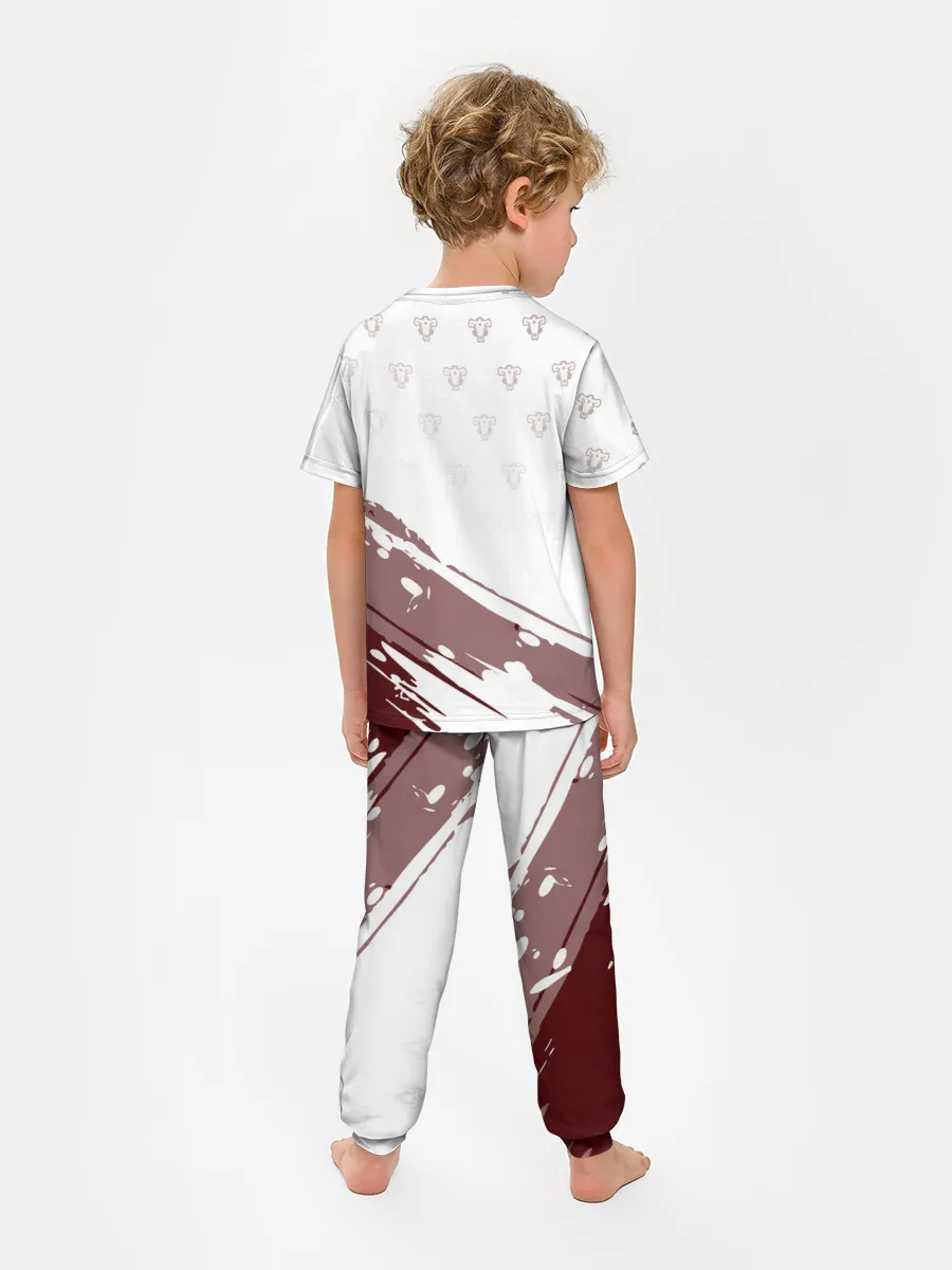 Детская пижама с брюками / Аста кричит с мечом Чёрный клевер