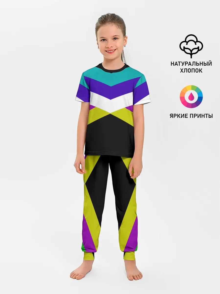 Детская пижама с брюками / Полосы