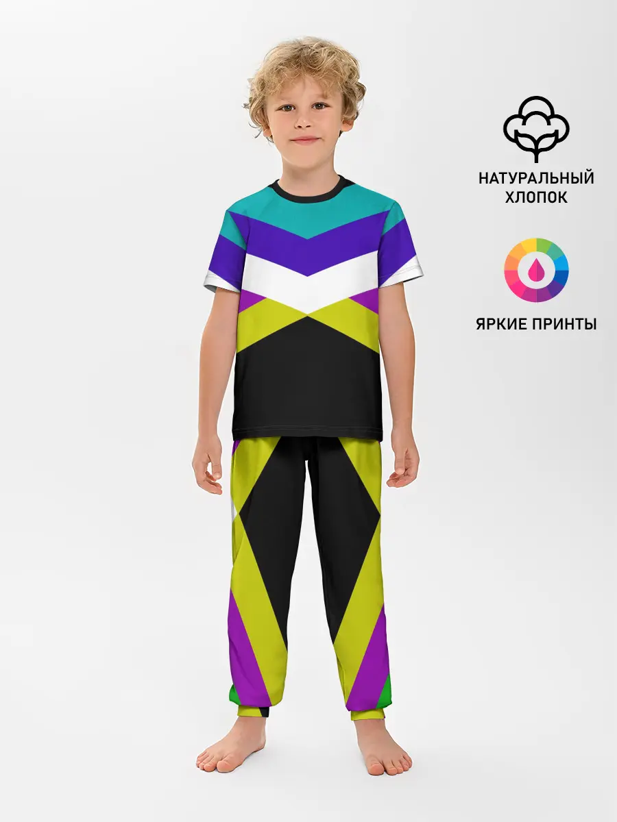 Детская пижама с брюками / Полосы