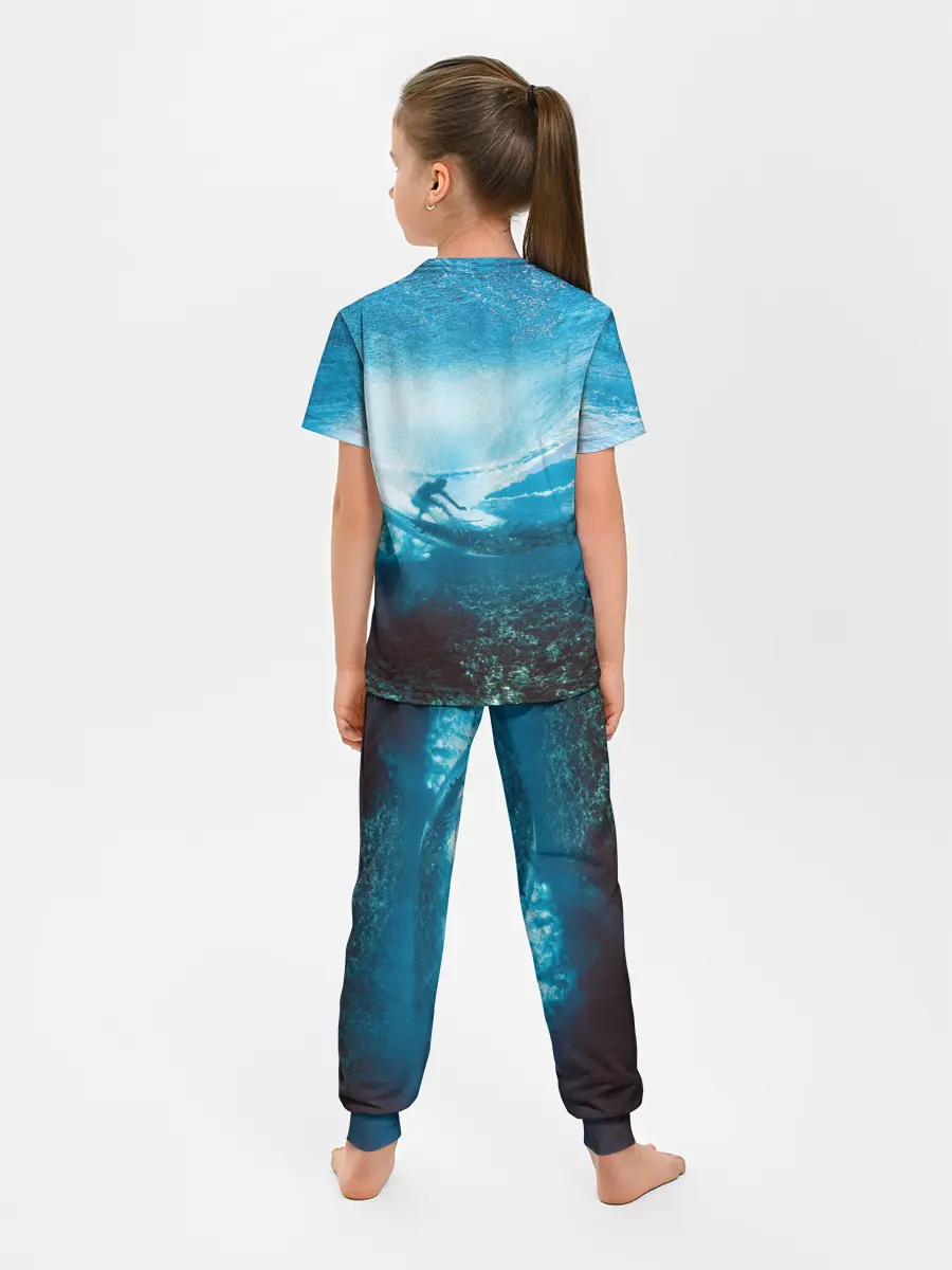 Детская пижама с брюками / Под водой