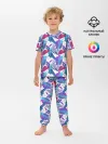 Детская пижама с брюками / Абстракция пятна краски