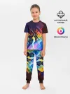 Детская пижама с брюками / Цифровая радуга