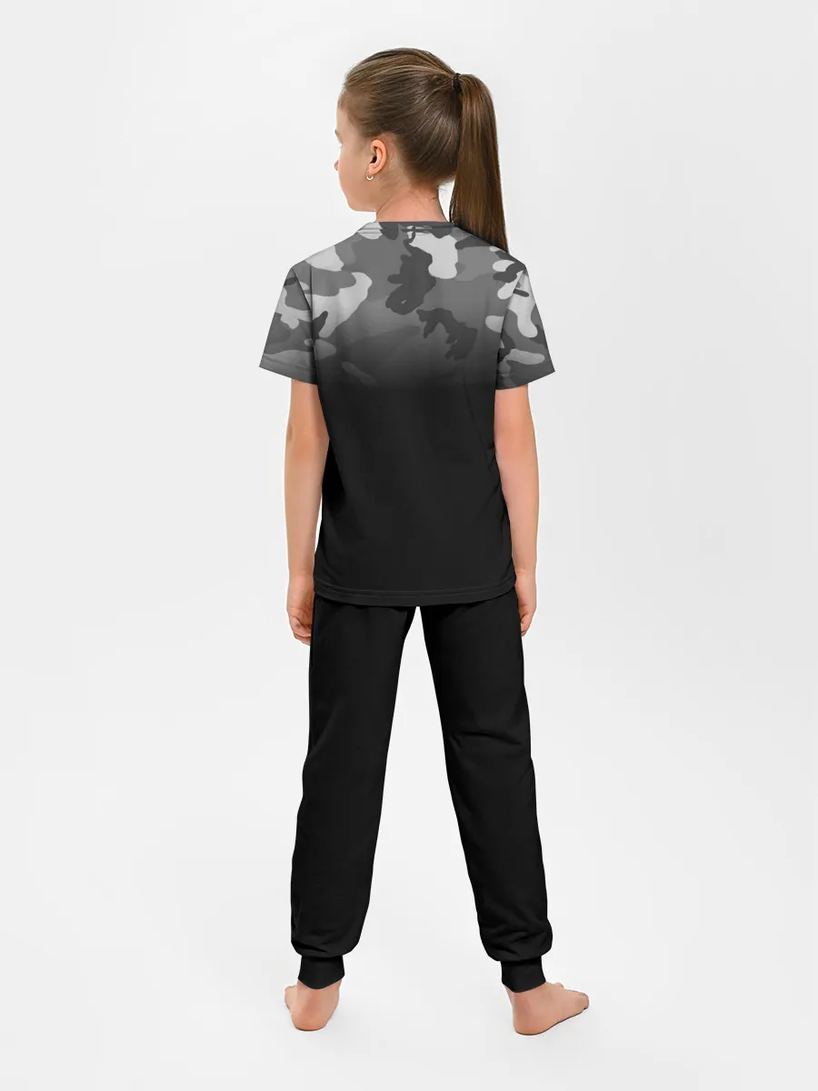 Детская пижама с брюками / Камуфляж Вежливые люди