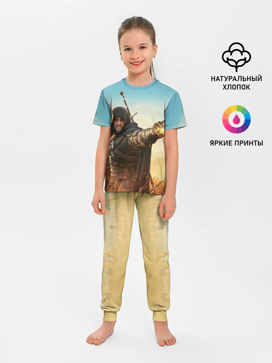Детская пижама с брюками / Ведьмак. Игни