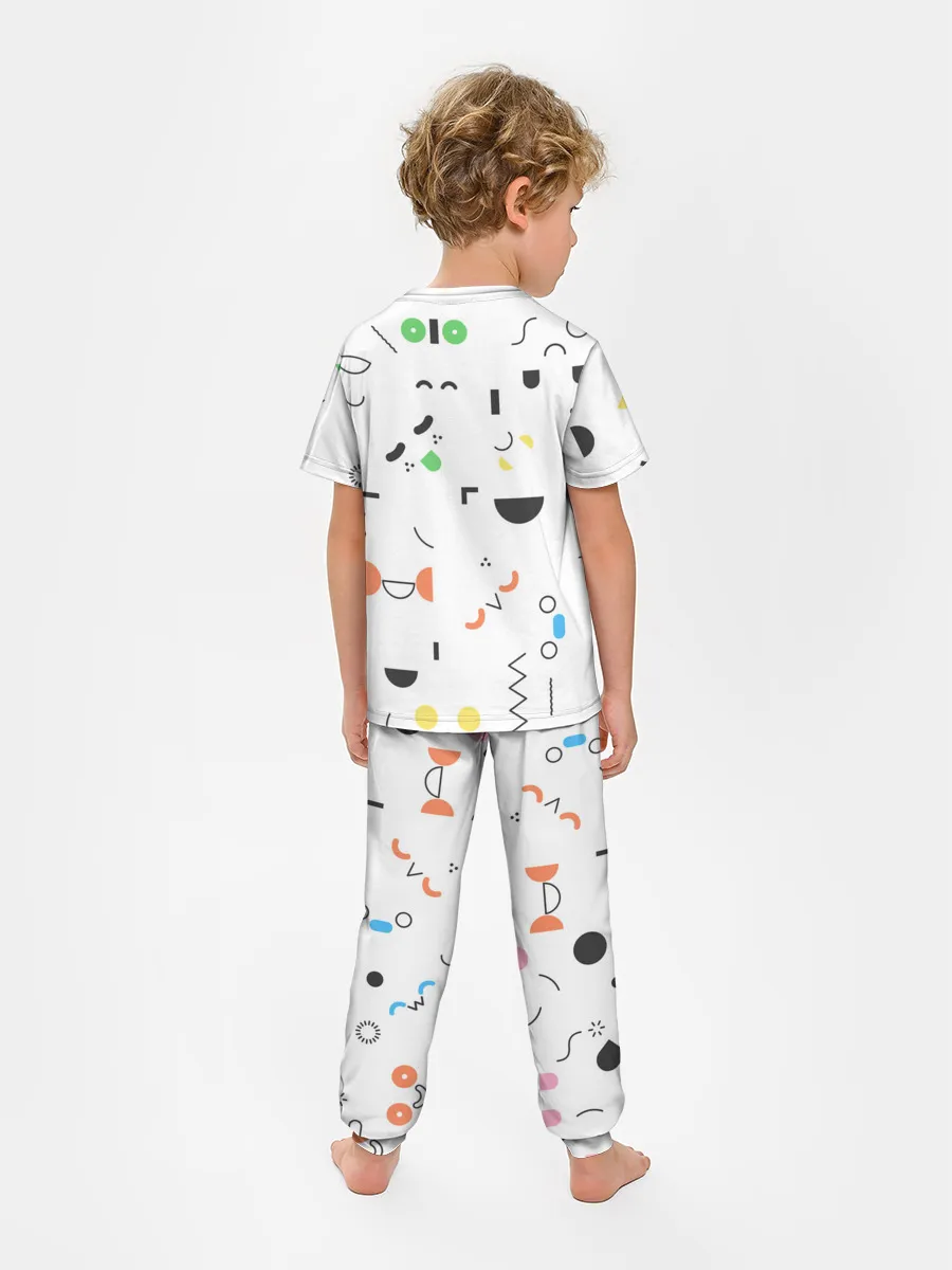 Детская пижама с брюками / TOCA BOCA УЗОР ФОН