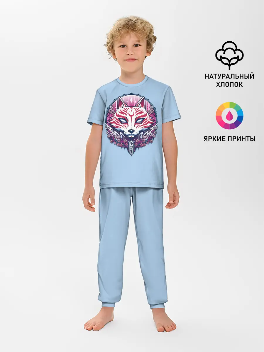 Детская пижама с брюками / Киса | Сакура