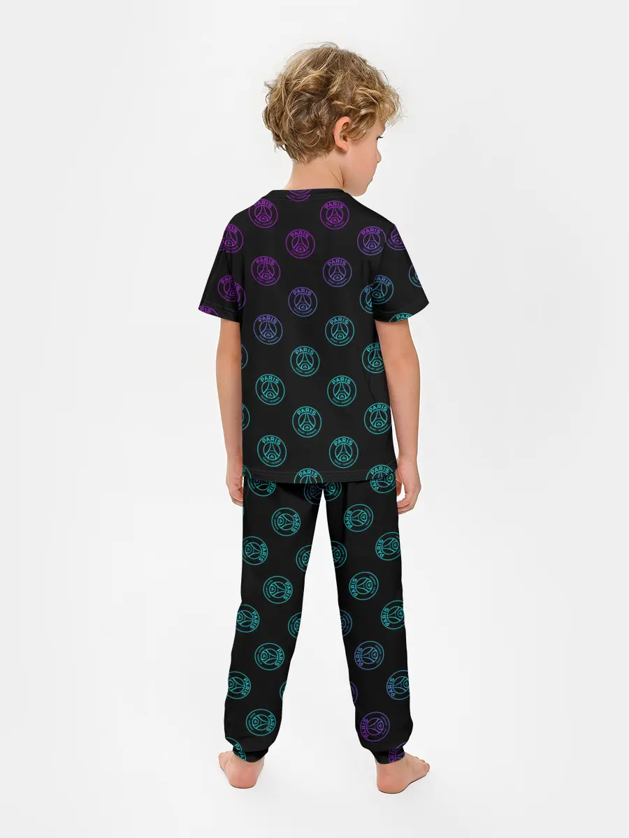 Детская пижама с брюками / PSG NEON | ПСЖ НЕОН