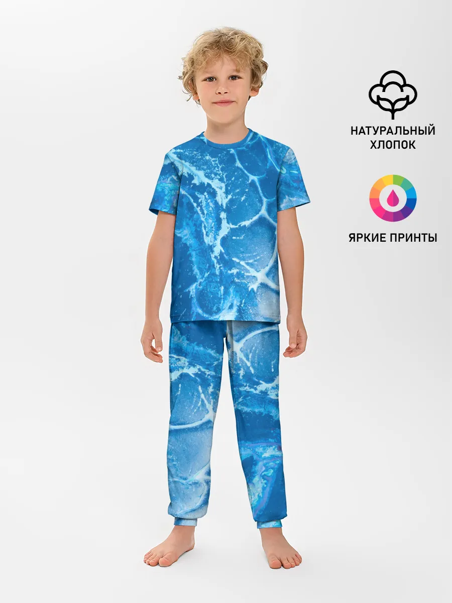 Детская пижама с брюками / Ледяной