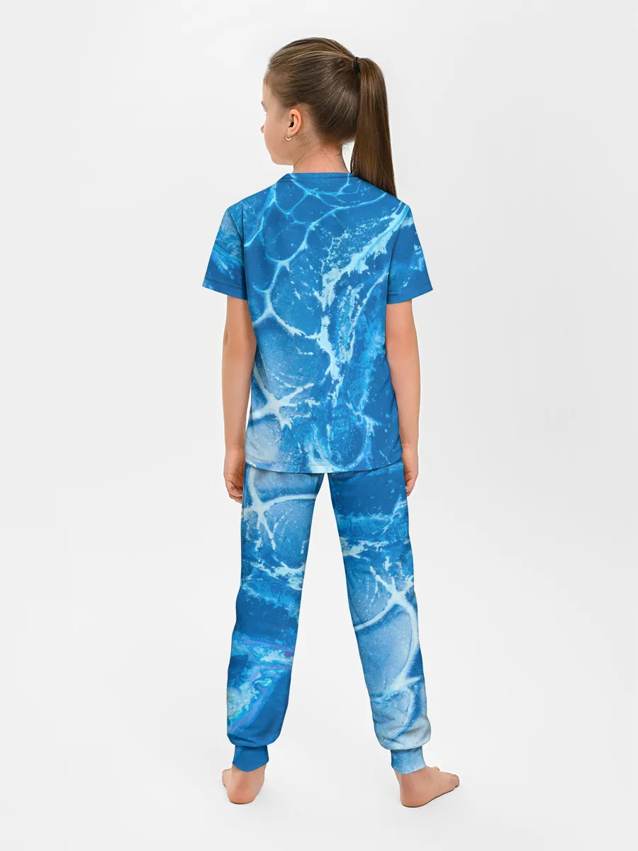 Детская пижама с брюками / Ледяной