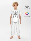 Детская пижама с брюками / ребра скелета