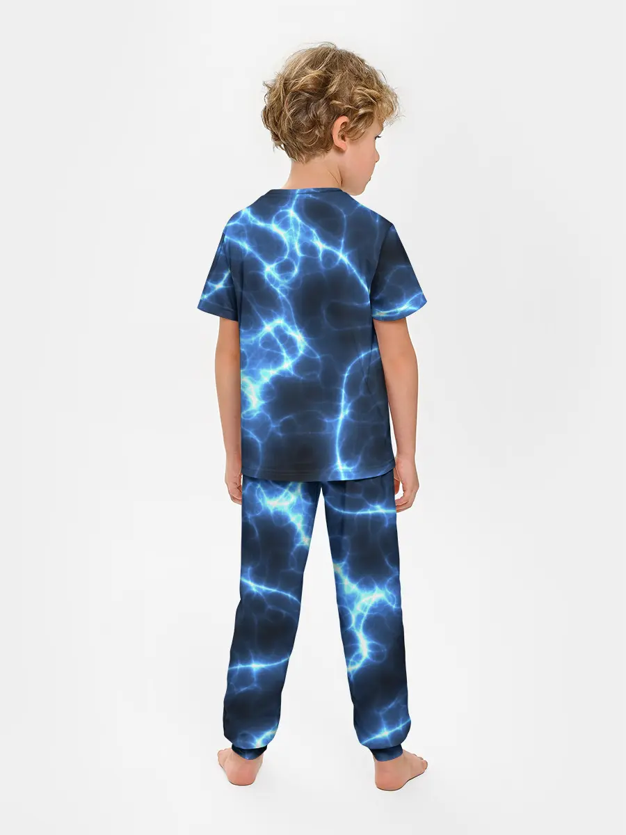 Детская пижама с брюками / Электро