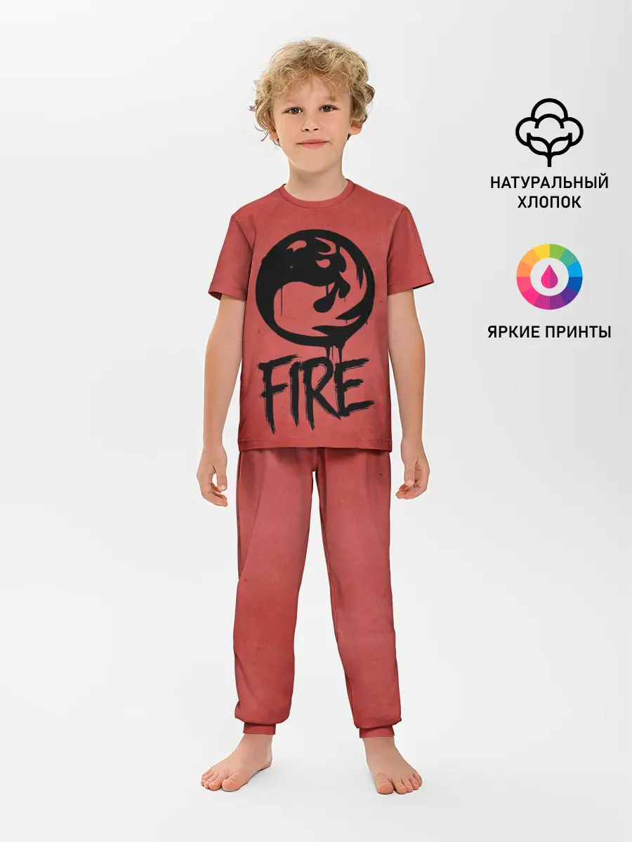 Детская пижама с брюками / Emblems Fire