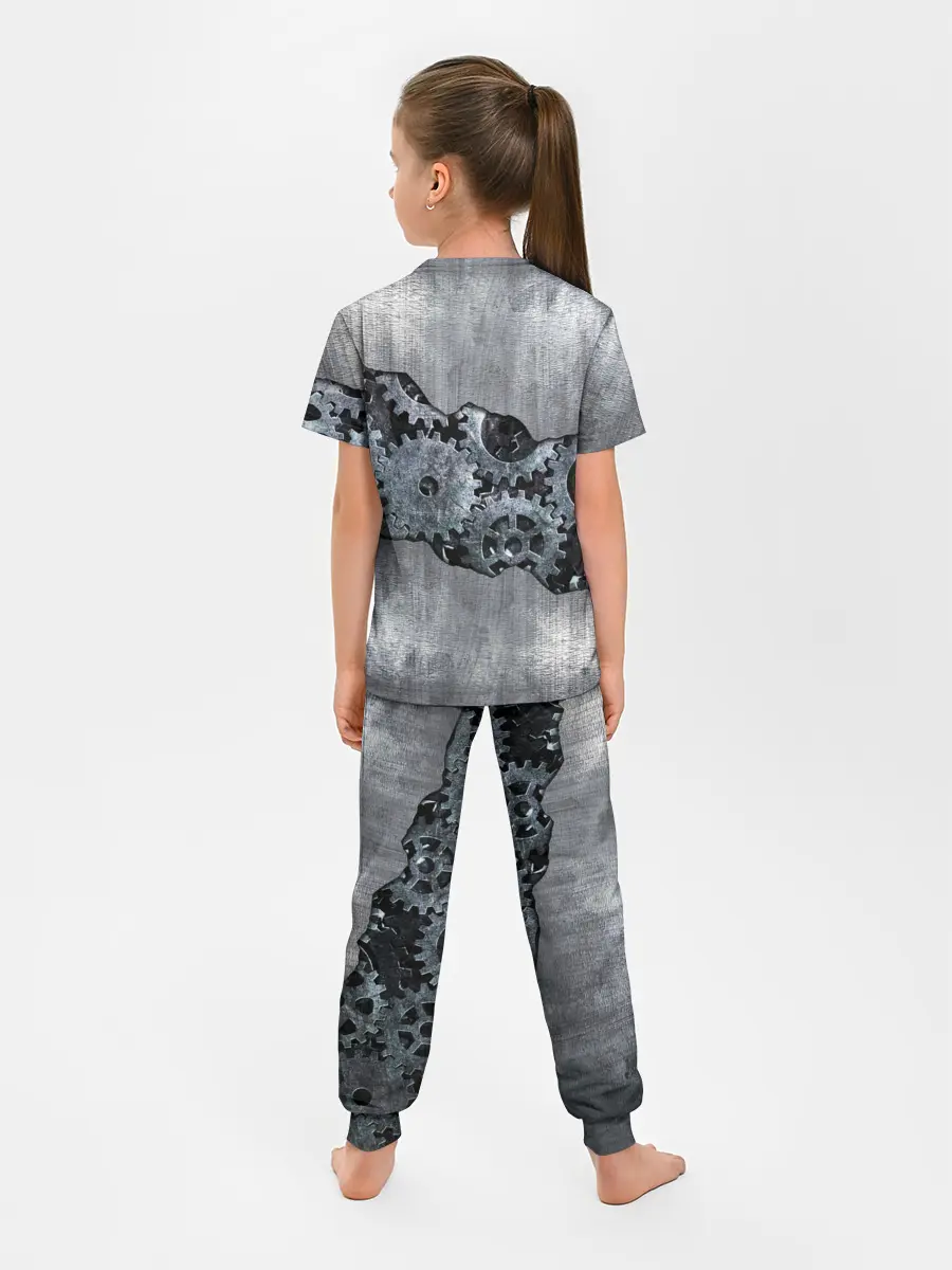 Детская пижама с брюками / Шестеренки