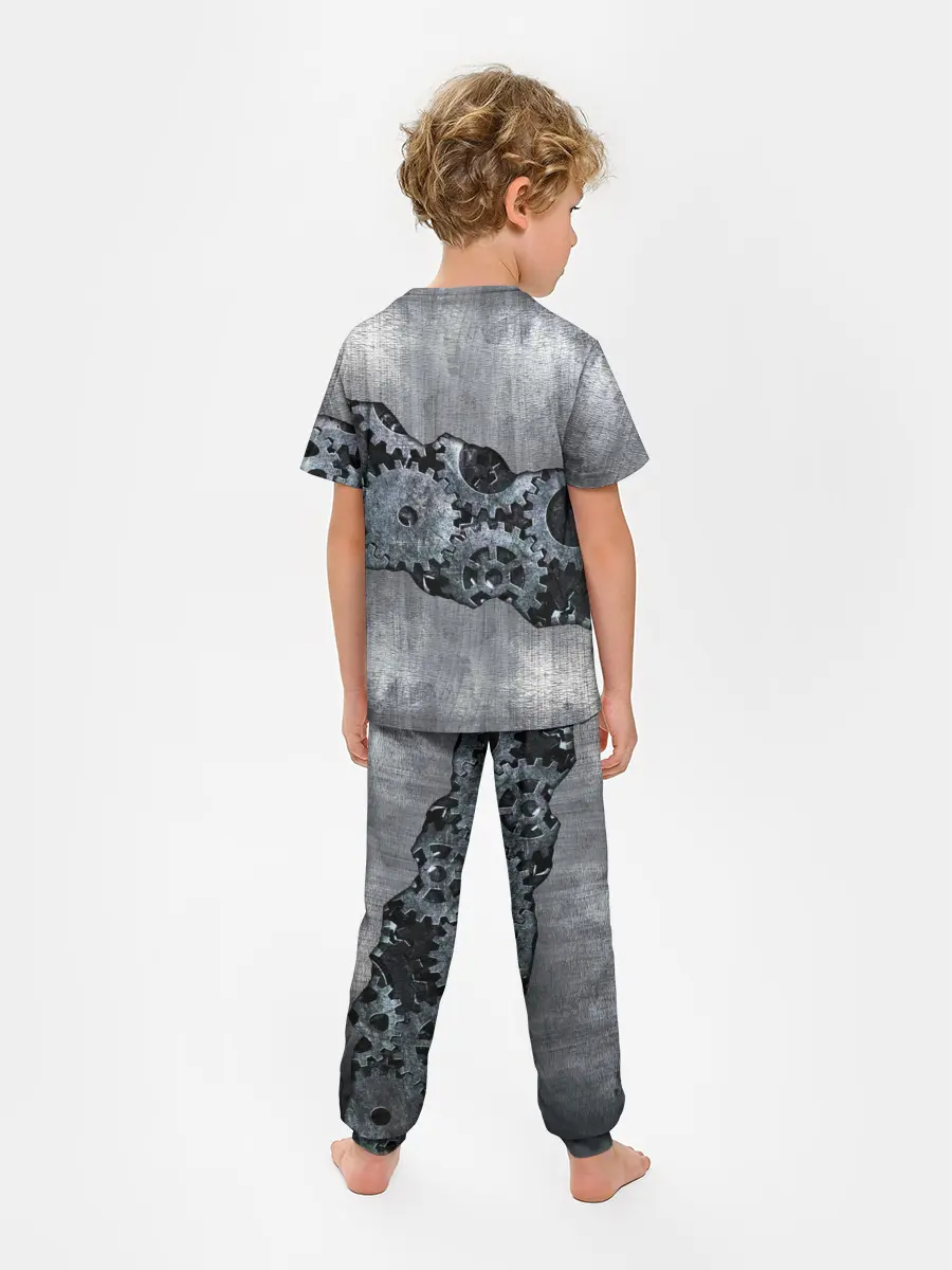 Детская пижама с брюками / Шестеренки