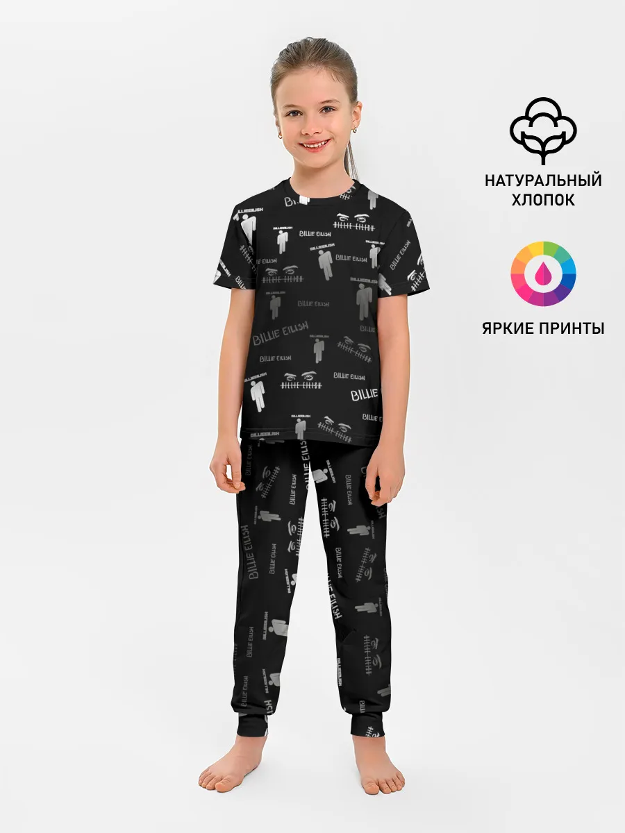 Детская пижама с брюками / Billie Eilish