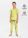 Детская пижама с брюками / Лайм