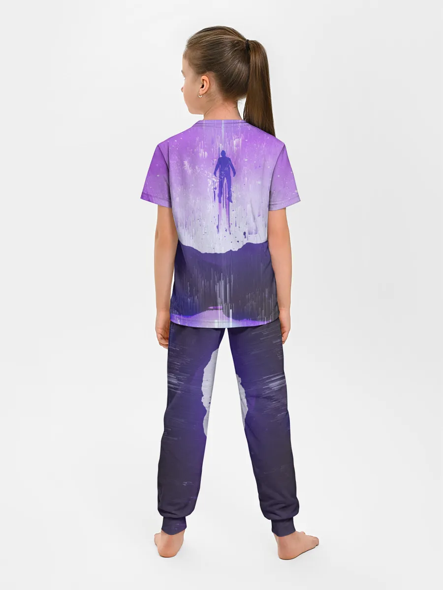 Детская пижама с брюками / Парящий в небесах