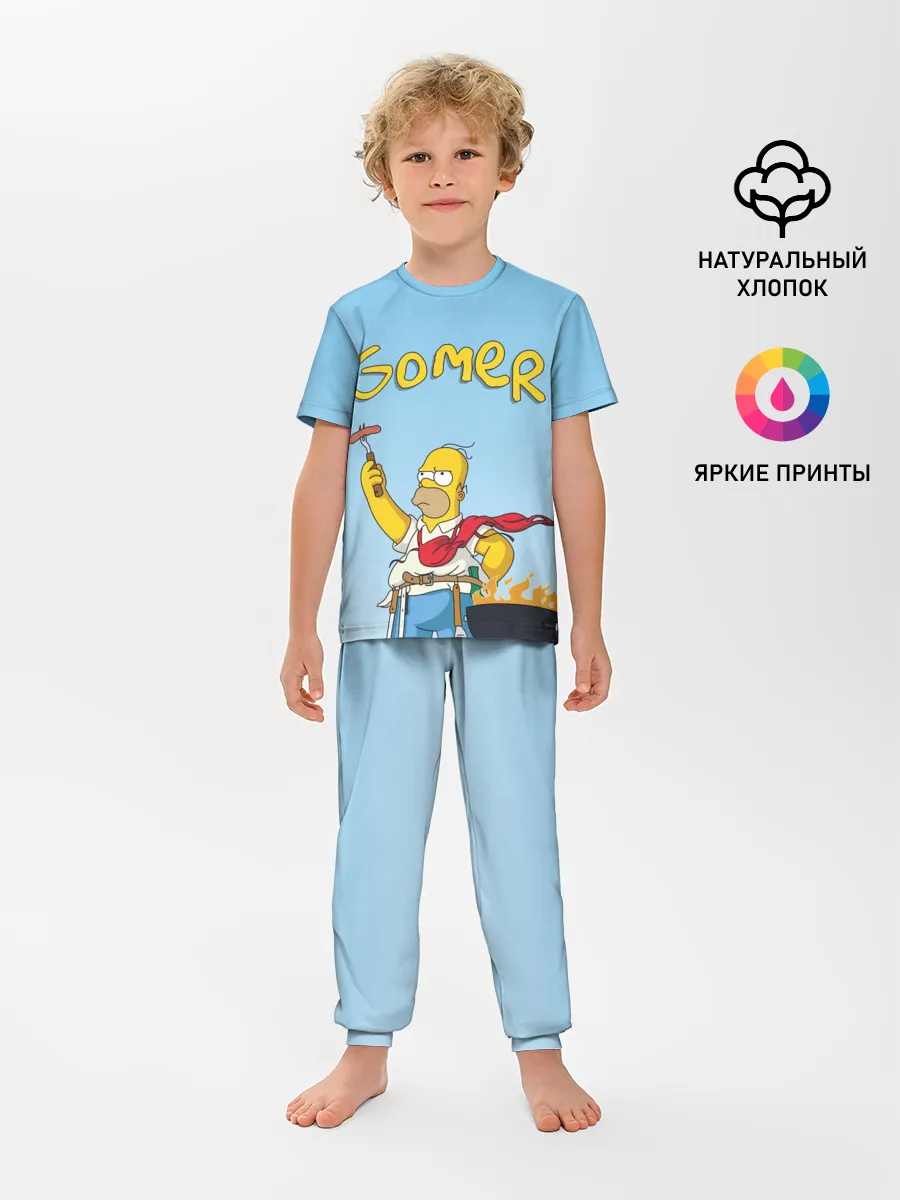 Детская пижама с брюками / Гомер