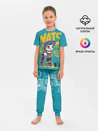 Детская пижама с брюками / Граффити Wats