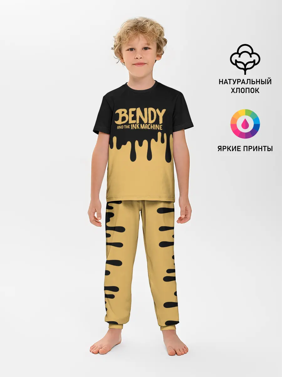 Детская пижама с брюками / Bendy And The Ink Machine