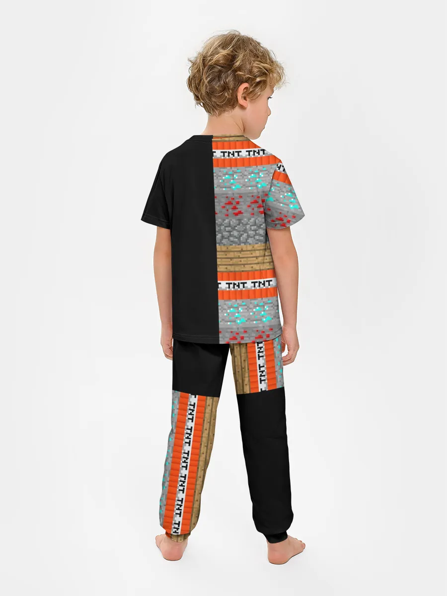 Детская пижама с брюками / Minecraft