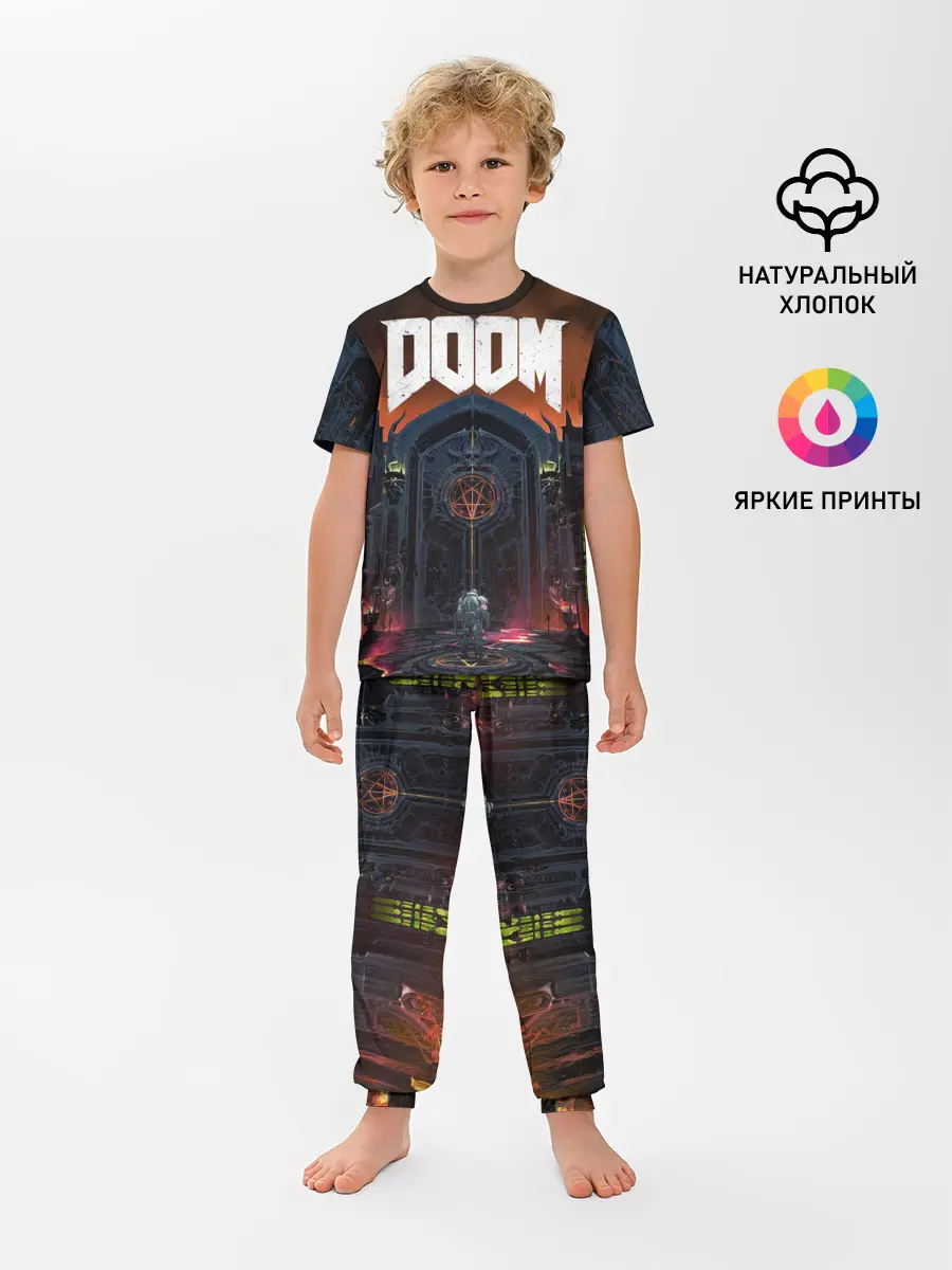 Детская пижама с брюками / DOOM - Hellgate