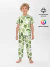 Детская пижама с брюками / овощи