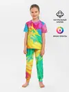 Детская пижама с брюками / Tie-Dye