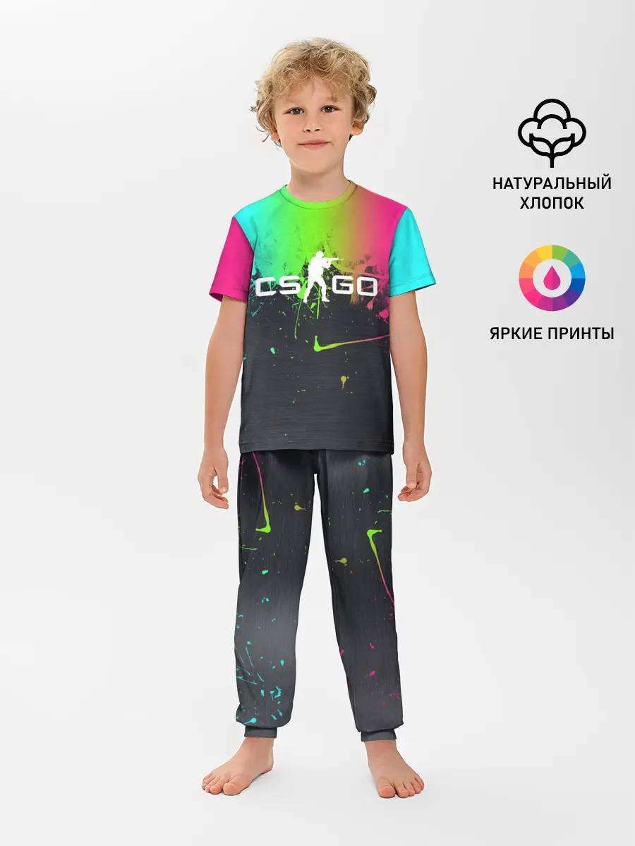 Детская пижама с брюками / Фосфор CS:Go