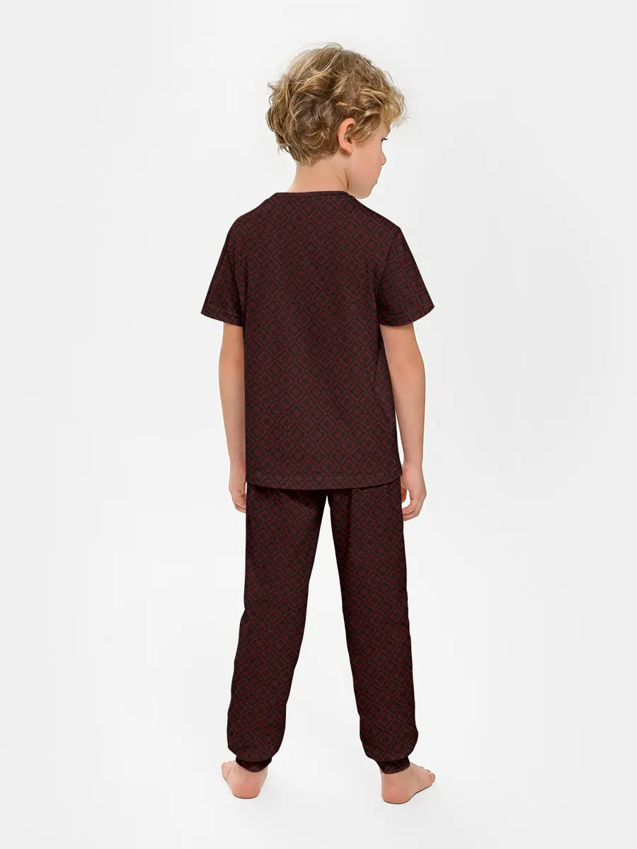 Детская пижама с брюками / ЯПОНСКИЙ ОРНАМЕНТ 1