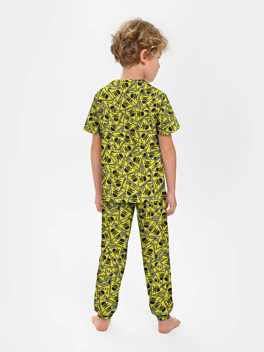 Детская пижама с брюками / Осторожно COVID-19