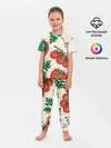 Детская пижама с брюками / Летние овощи