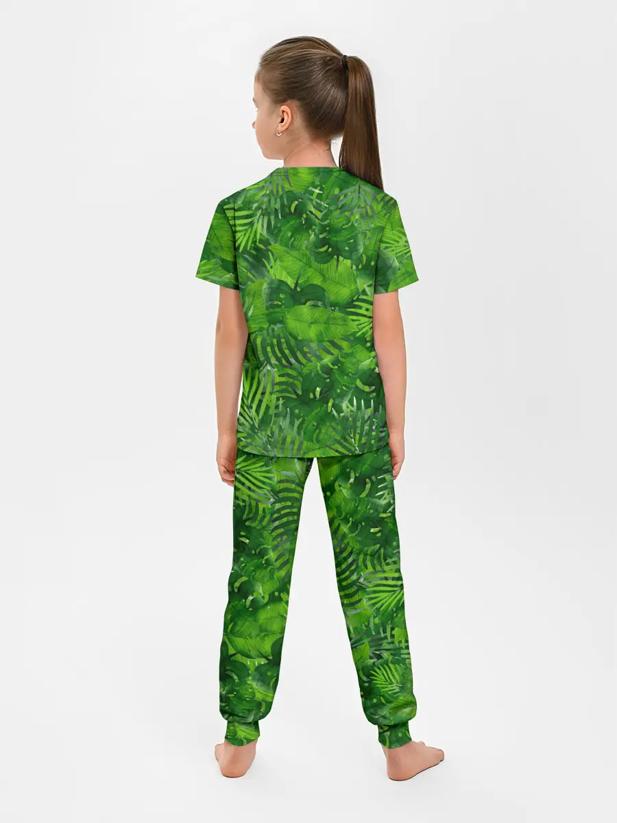 Детская пижама с брюками / Тропики