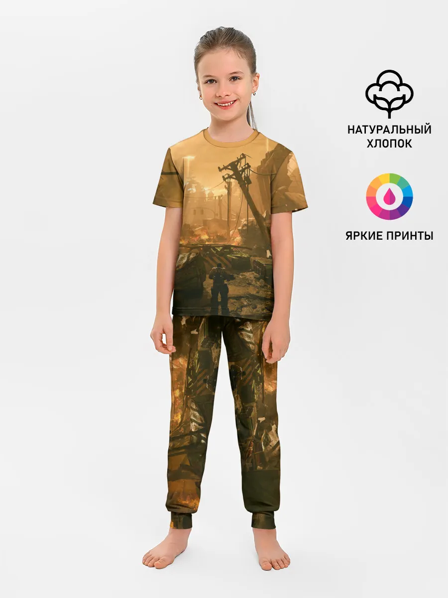 Детская пижама с брюками / GEARS OF WAR | ШЕСТЕРЕНКИ