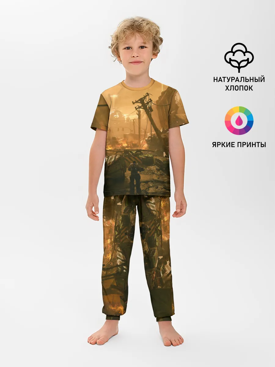 Детская пижама с брюками / GEARS OF WAR | ШЕСТЕРЕНКИ