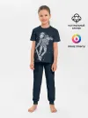 Детская пижама с брюками / Космический Скейтбординг