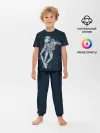Детская пижама с брюками / Космический Скейтбординг